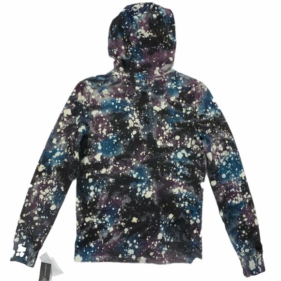 INC Mens Out Of Focus Allover Print Hoodie Multicolor XS - Picture 2 of 4